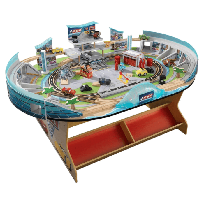 Pista de viteza pentru curse  Cars 3 cu masuta - Disney Pixar Florida International Speedway  KidKraft 